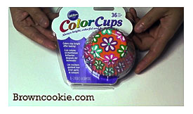 Baking Cups And Cupcake Liners Orange Flowers By Wilton YouTube
