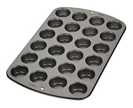 Cupcake Pans >> Wilton Recipe Right Nonstick 24 Cup Mini Muffin Pan