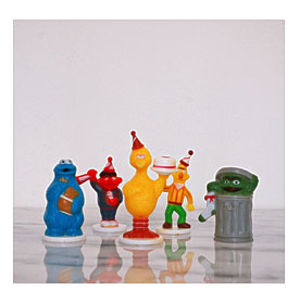 Vintage Sesame Street Cake Toppers Wilton Big Bird By Littlepart