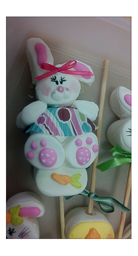Figuras Marshmallows, Bubulubus Decorados, Bombones Decorados, Paletas