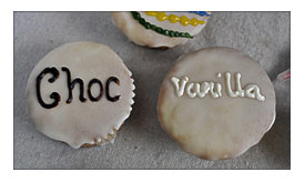 Writing Icing Cupcakes